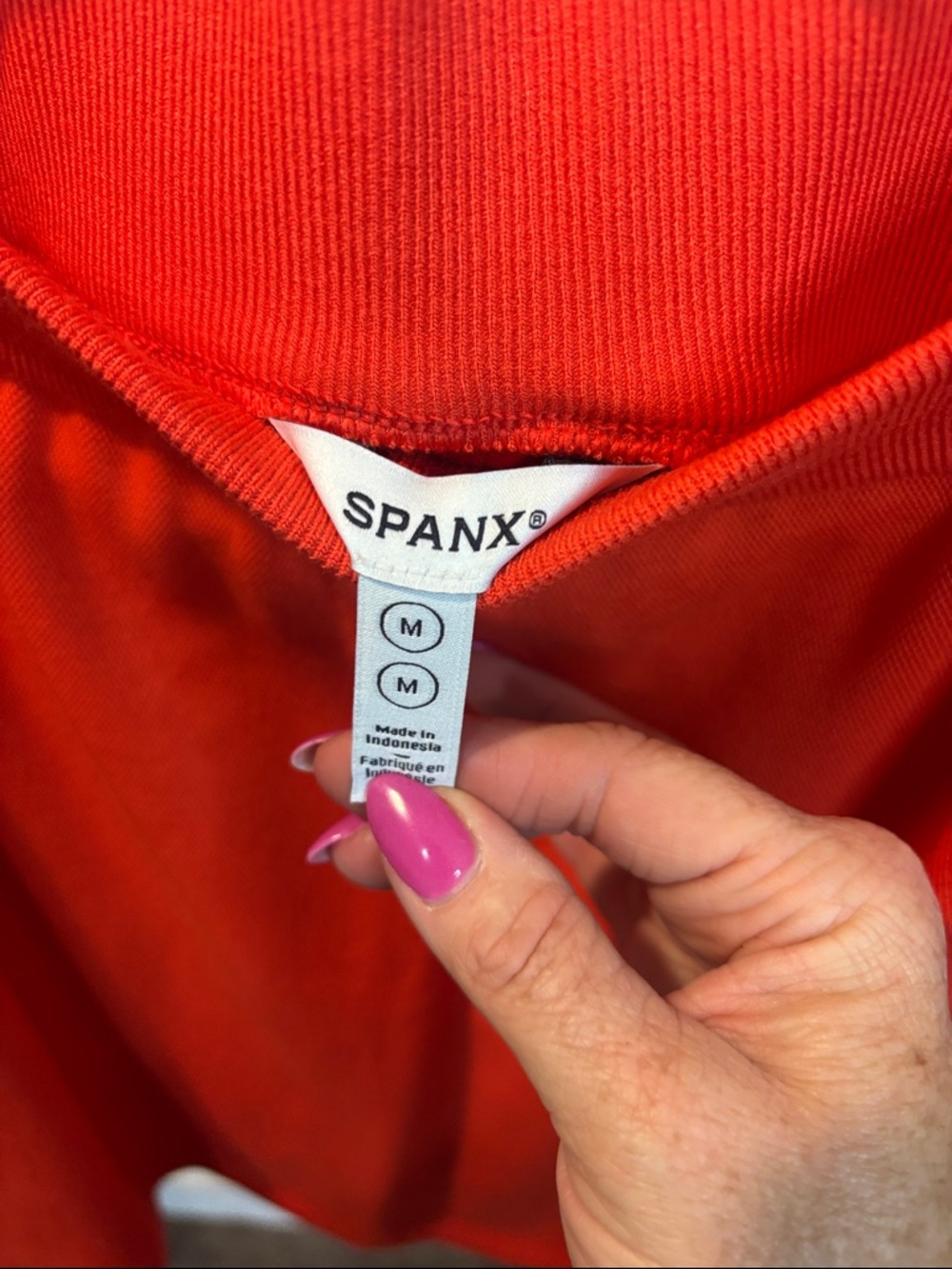 SPANX Coral Airpique Skort with White Piping - Picture 3 of 6